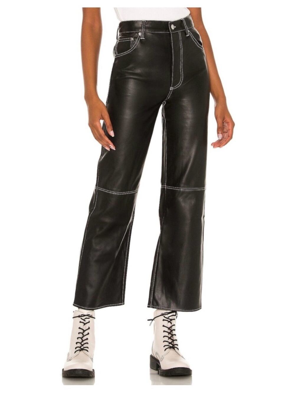 Free People We The Free The It Factor Vegan Faux Leather Pants